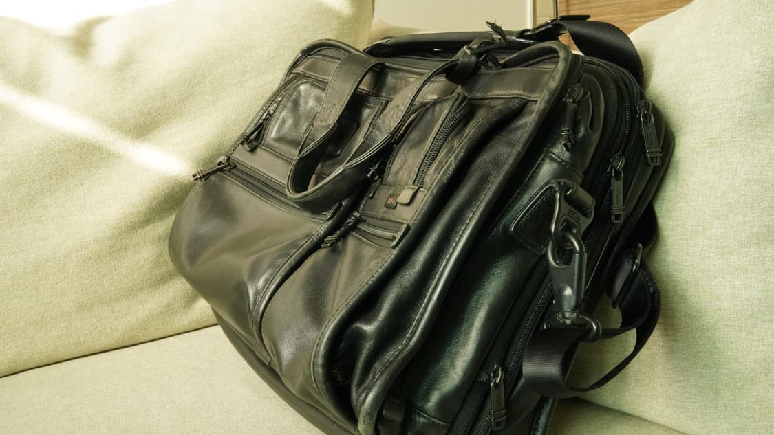 투미 Alpha Leather Expandable Organizer Br 상품이미지6