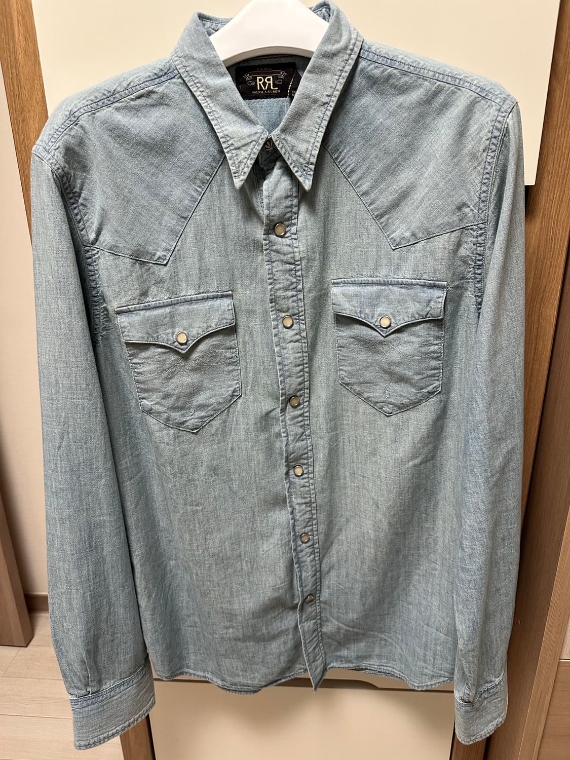 더블알엘 rrl 웨스턴 샴브레이 셔츠 새상품 사이즈 L 라지 팝니다 상품이미지1