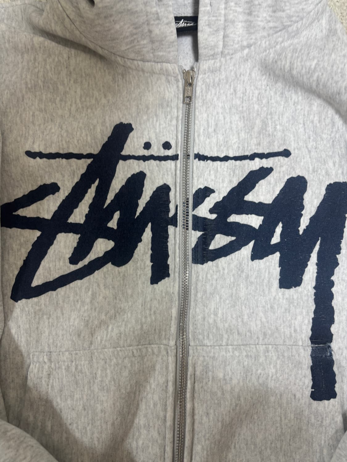 스투시 스탁로고 후드집업m 상품이미지1