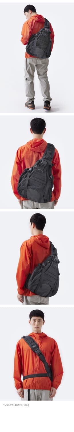 프리솔져 24시 슬링백 카키색  상품이미지8