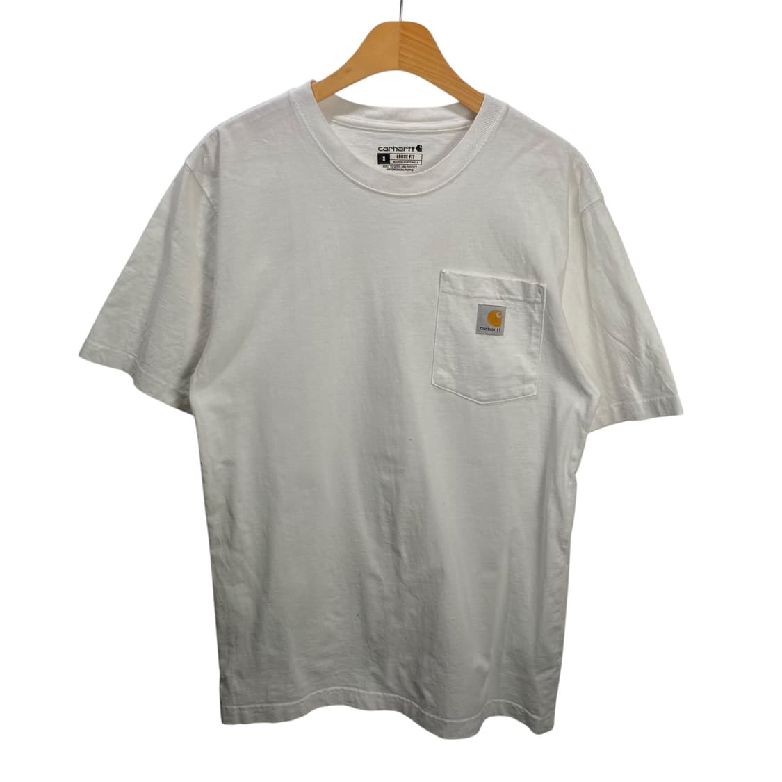 칼하트 포켓 화이트 반팔 상품이미지2