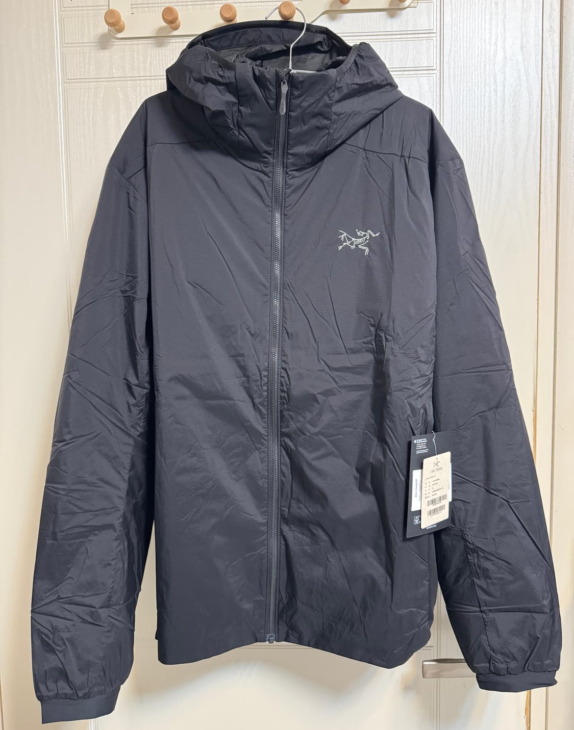 25FW 아크테릭스 아톰 후디 XL 블랙 새상품 상품이미지1