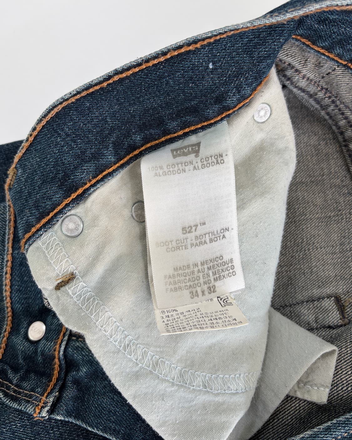 [34인치]리바이스 00s 527 부츠컷 데님 팬츠 상품이미지7