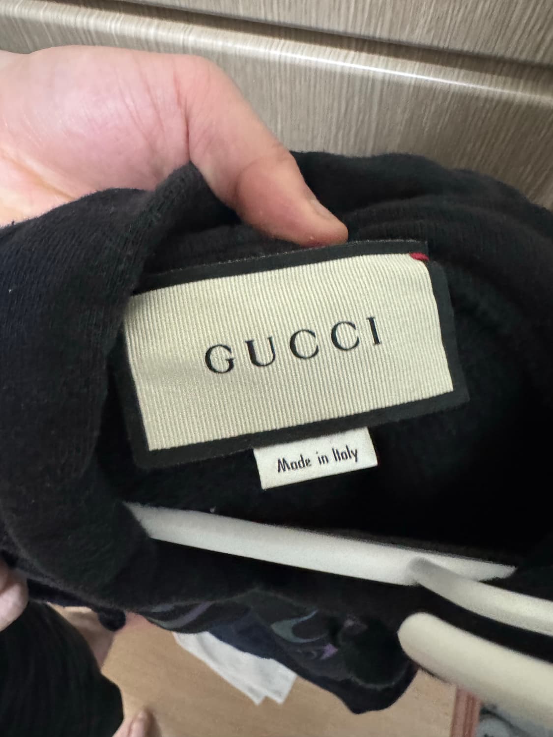 구찌 레인보우 로고 후드티 상품이미지4