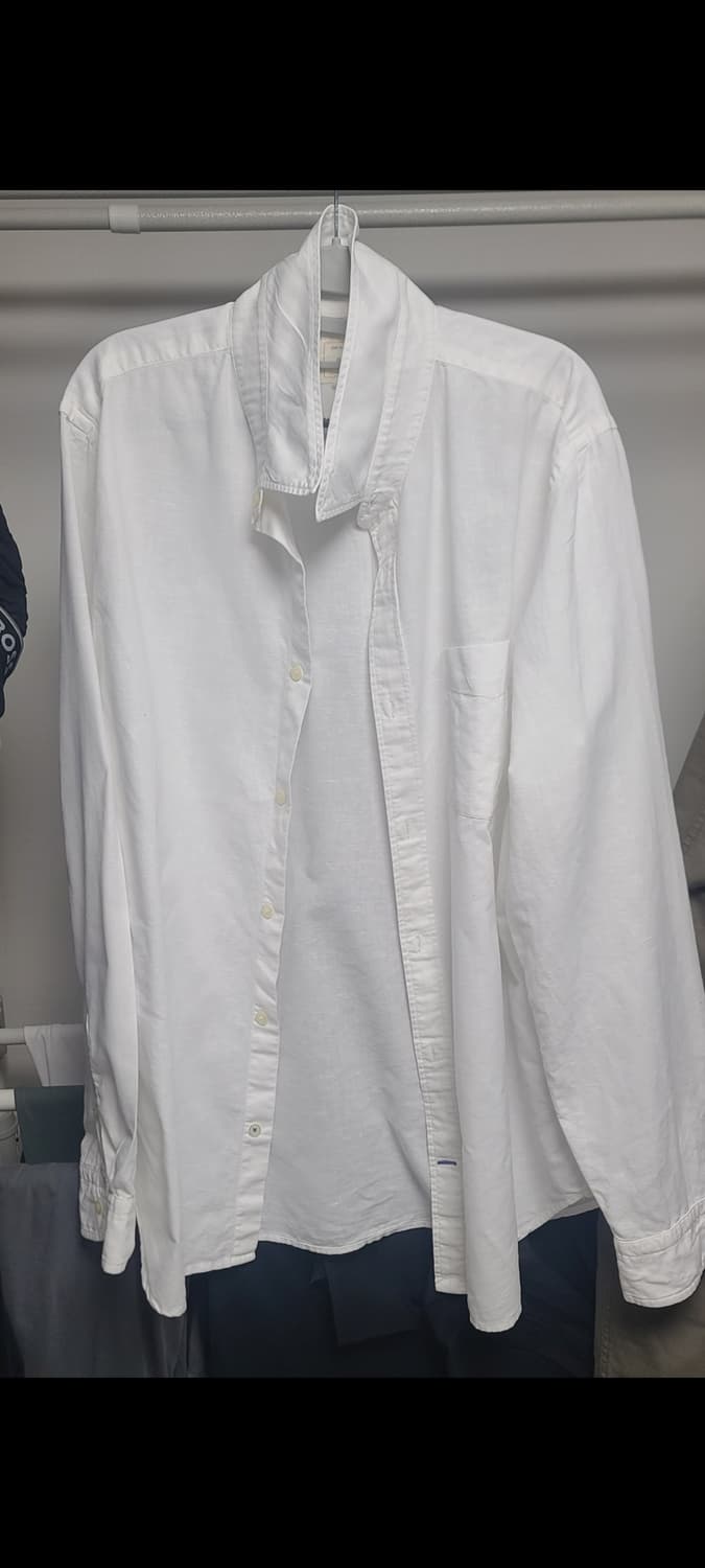 Gap 린넨 셔츠 XL 화이트 105~110 상품이미지2
