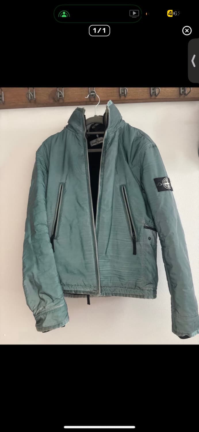 [판매] 스톤아일랜드 30주년 리퀴드 리플렉터 아이스블루 봄버  30주년 상품이미지2