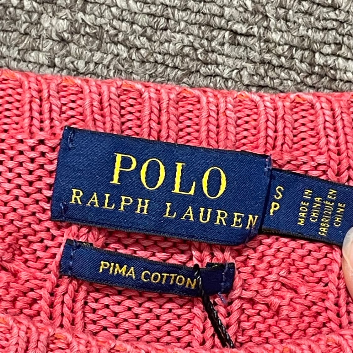 (S) POLO 폴로 랄프로렌 케이블 니트 상품이미지6