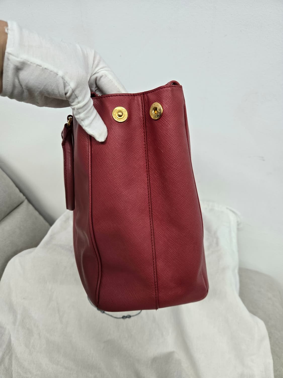 [보증서 정품]프라다 사피아노 토트백 상품이미지6