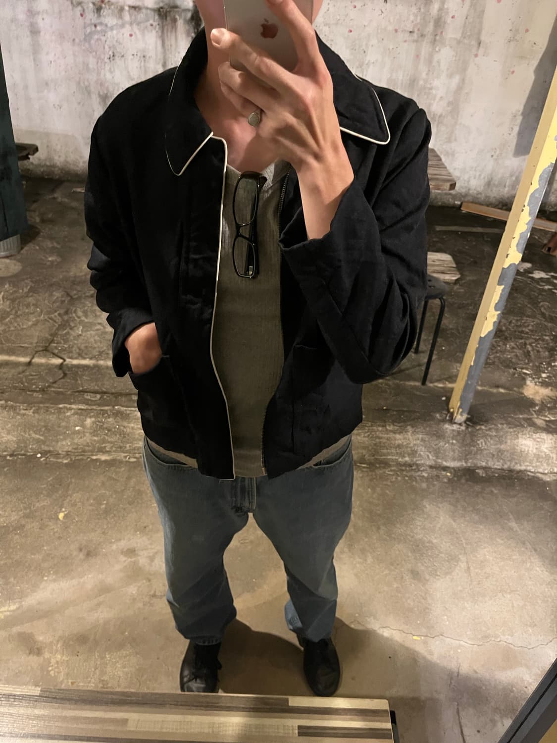 마르니 파이핑 크롭 집업 자켓 상품이미지7