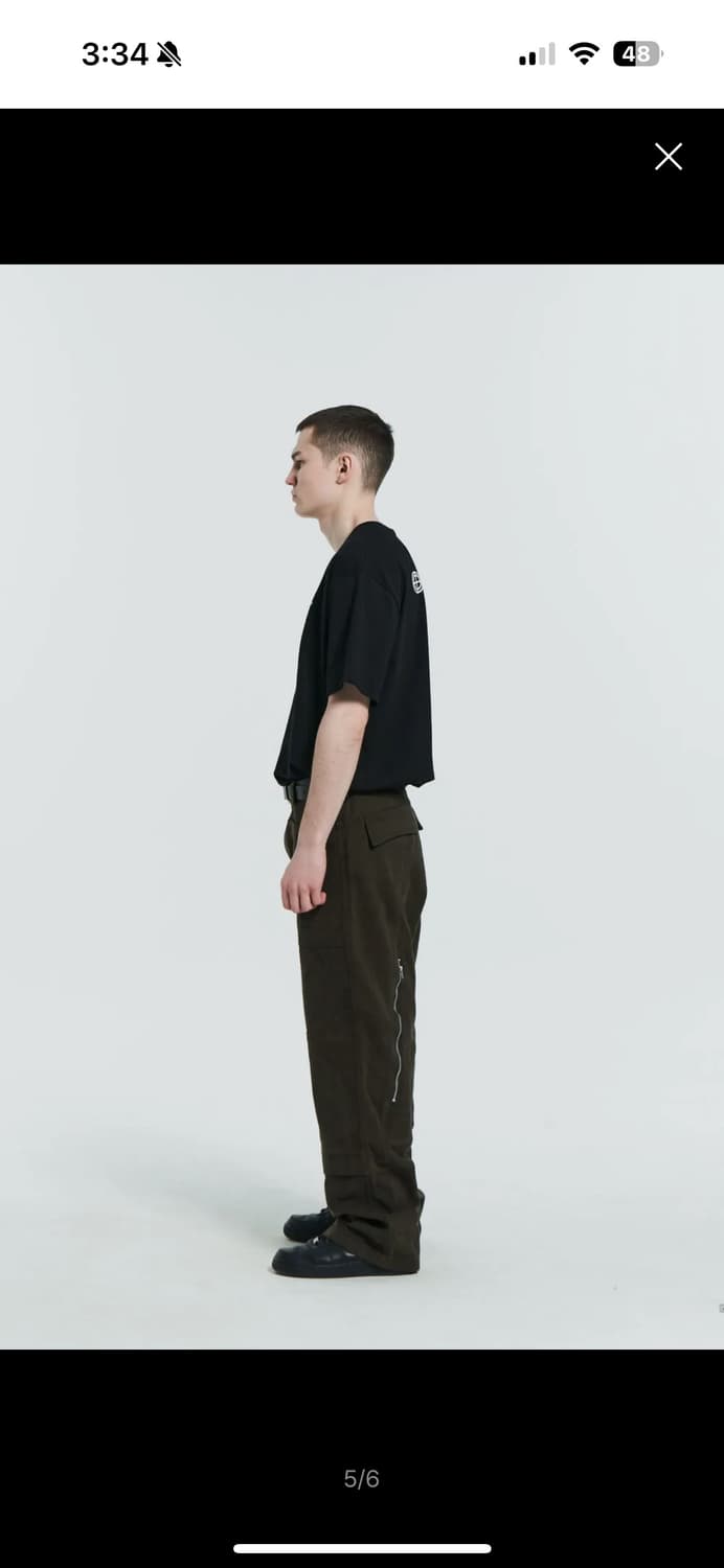 플라스틱프로덕트 웨이브 지퍼 팬츠 상품이미지3