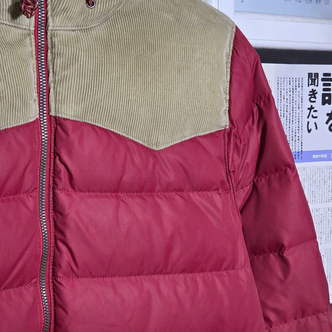 리바이스 코듀로이 배색 웨스턴 덕다운 패딩 상품이미지4