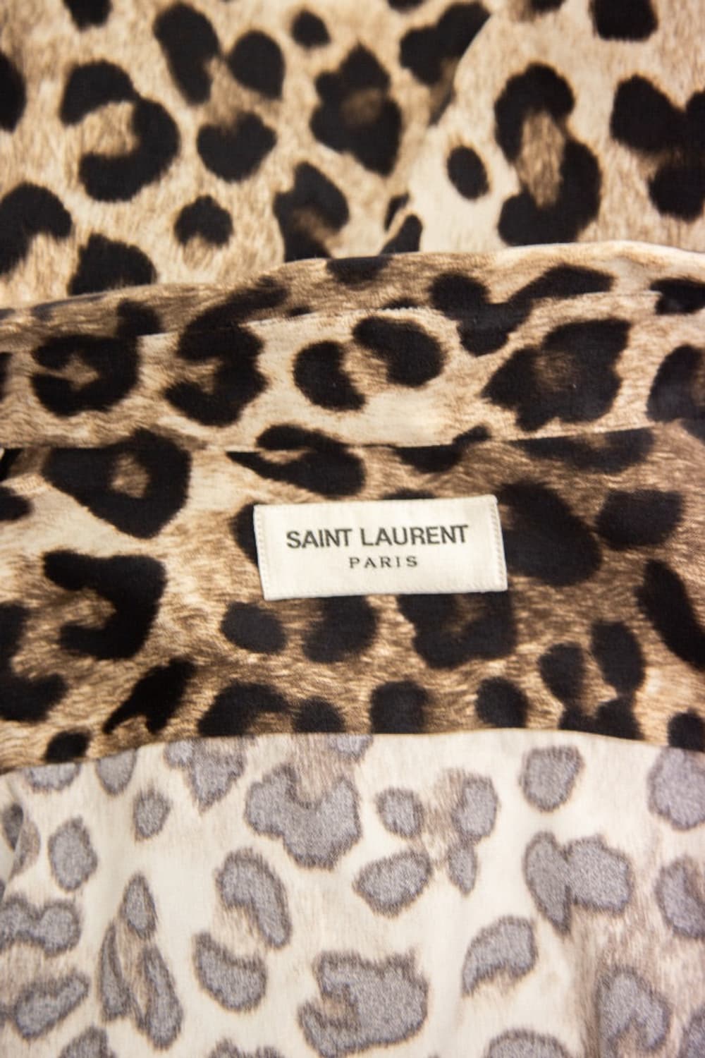 생로랑 14AW 레오파드 셔츠 상품이미지4