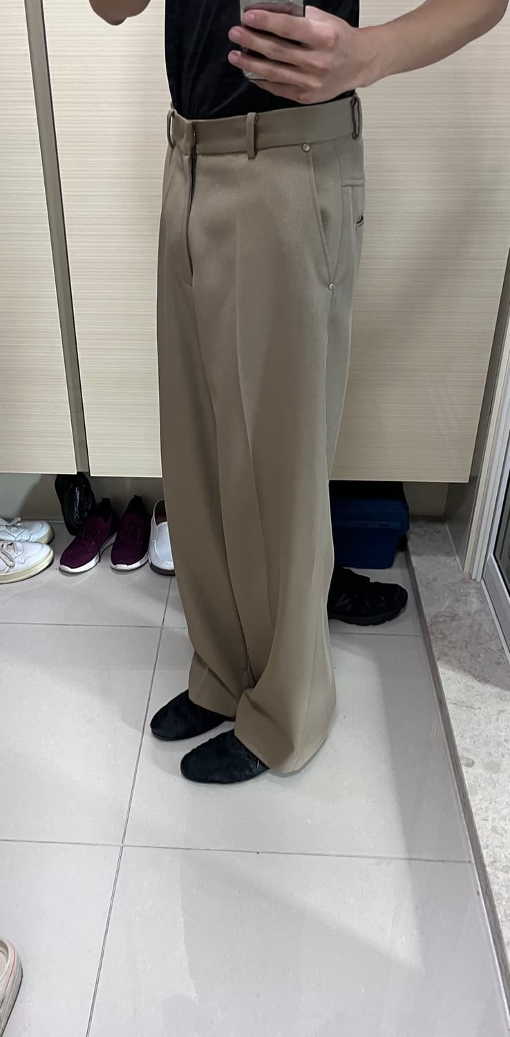 라벨아카이브 베이지 슬랙스 상품이미지1