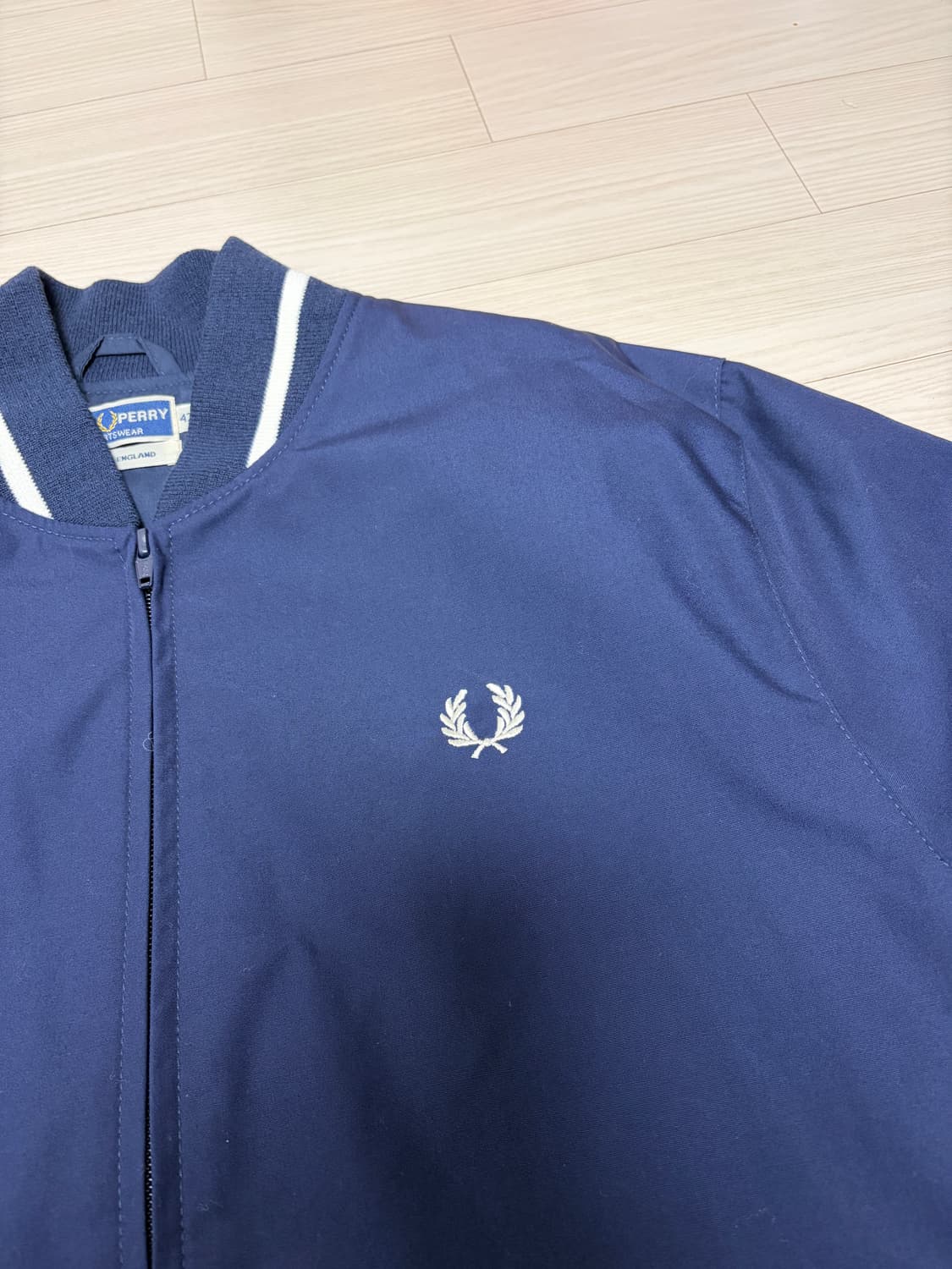 프레드페리 테니스 보머 자켓 네이비 상품이미지2