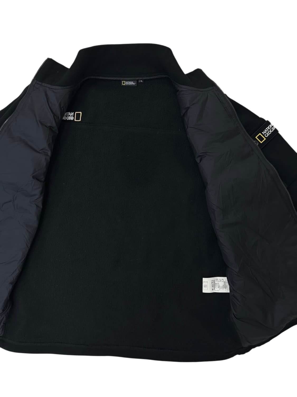내셔널지오그래픽 구스다운 경량패딩+니트집업  블랙 (XL) 상품이미지8