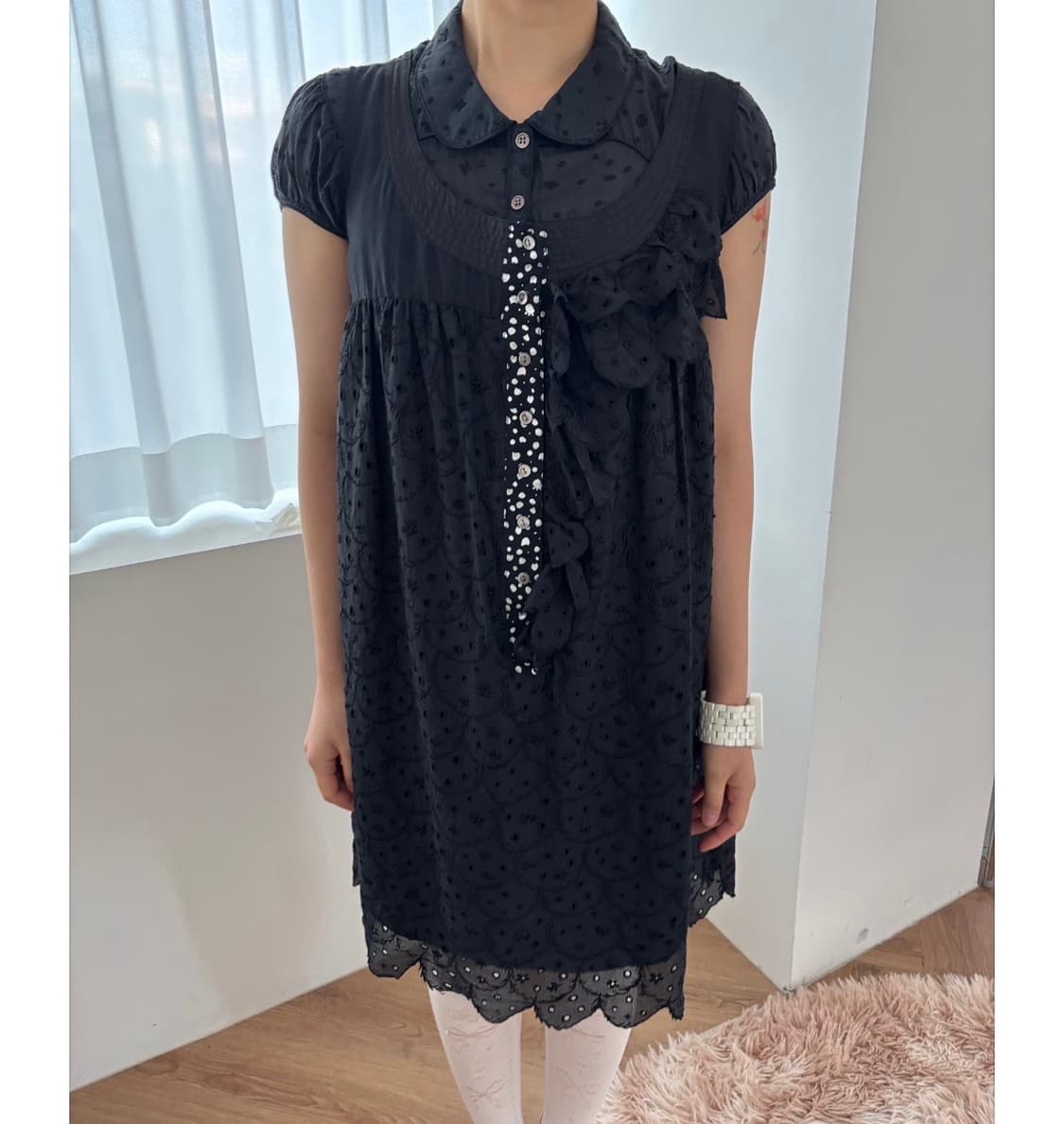 츠모리치사토 embroidery 블라우스 상품이미지2