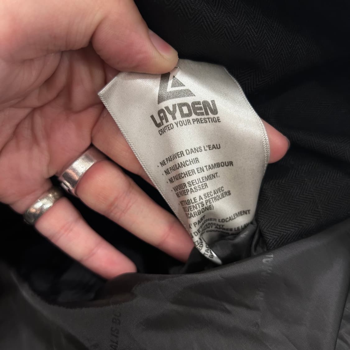 LAYDEN 덕다운 왁스 나일론 유틸리티 파카 상품이미지4