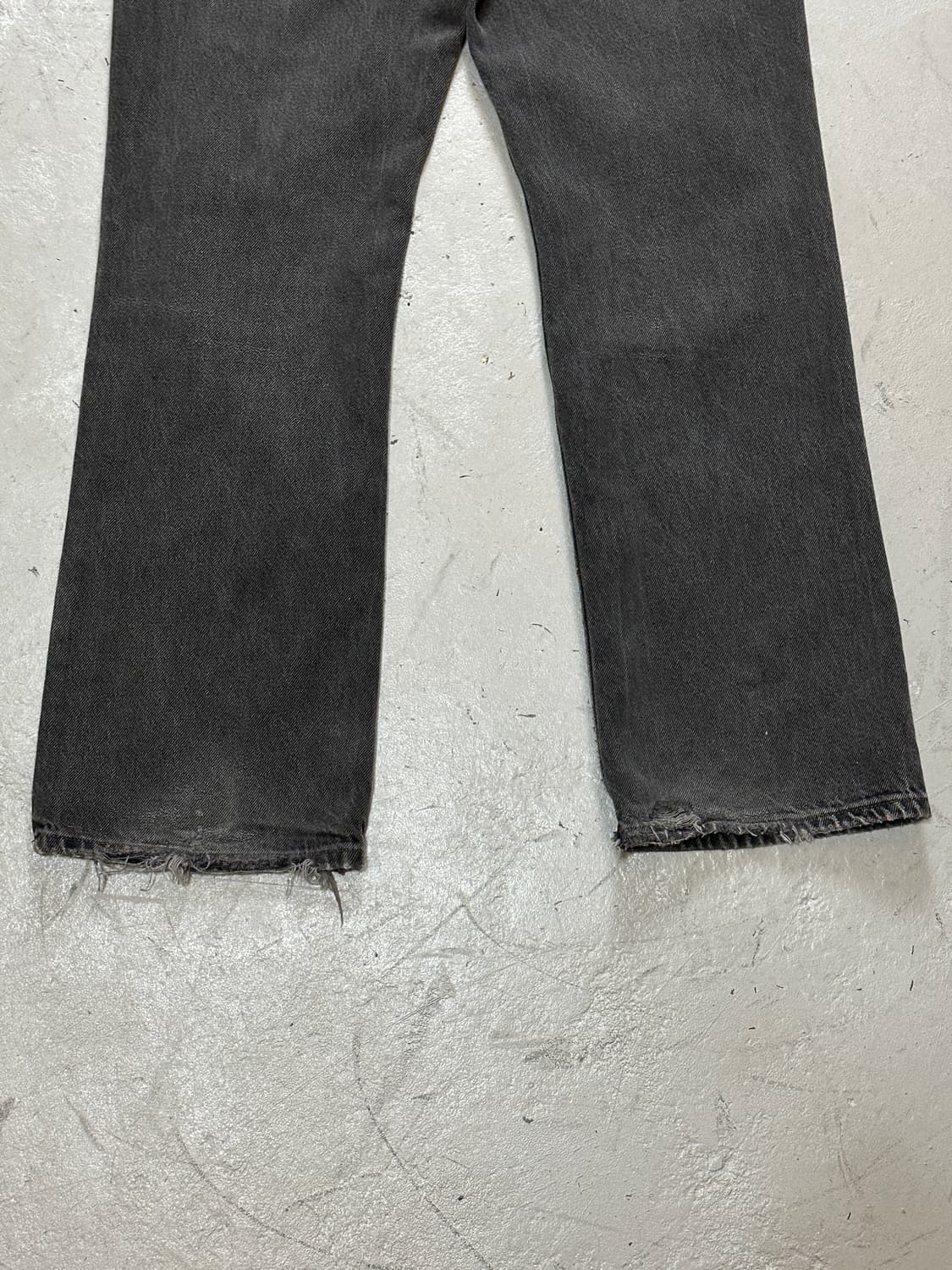 90's 리바이스 517 블랙 부츠컷 플레어진 상품이미지8