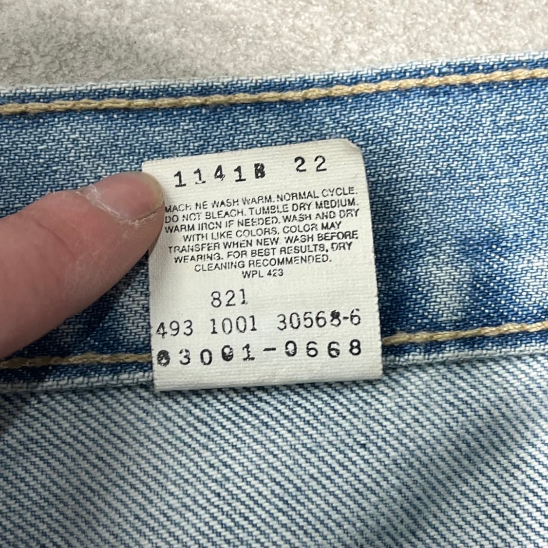 리바이스 엔지니어드 데님 하프팬츠 s10268 상품이미지9