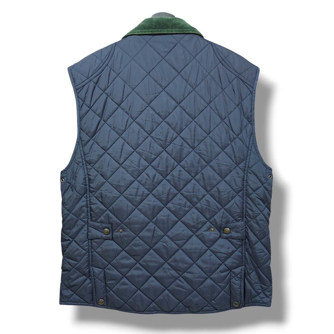 [XL] 폴로 네이비 퀼팅 코듀로이 베스트 경량 조끼 상품이미지2