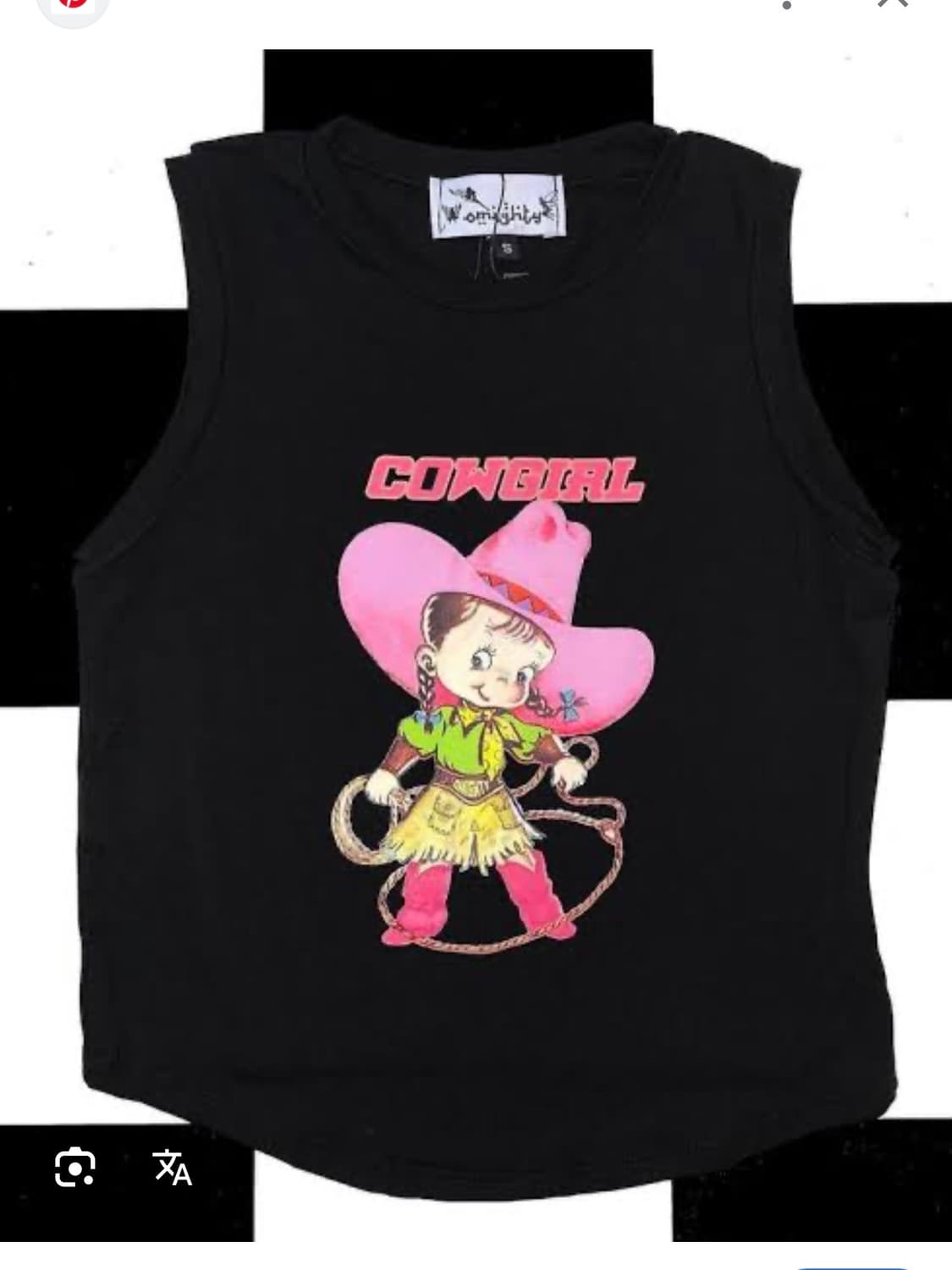 Omighty 오마이티 cowgirl baby tank top 나시 상품이미지1