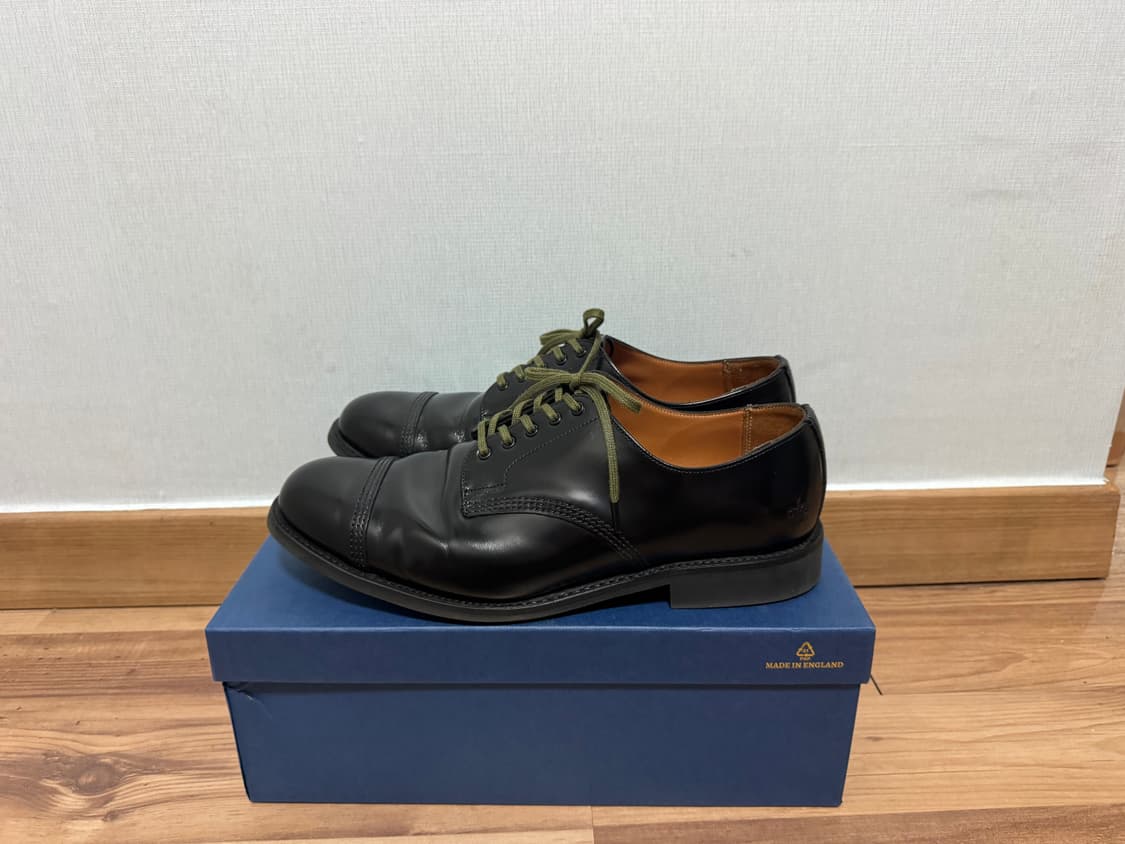 샌더스 밀리터리 캡토 더비 UK9.5 상품이미지2