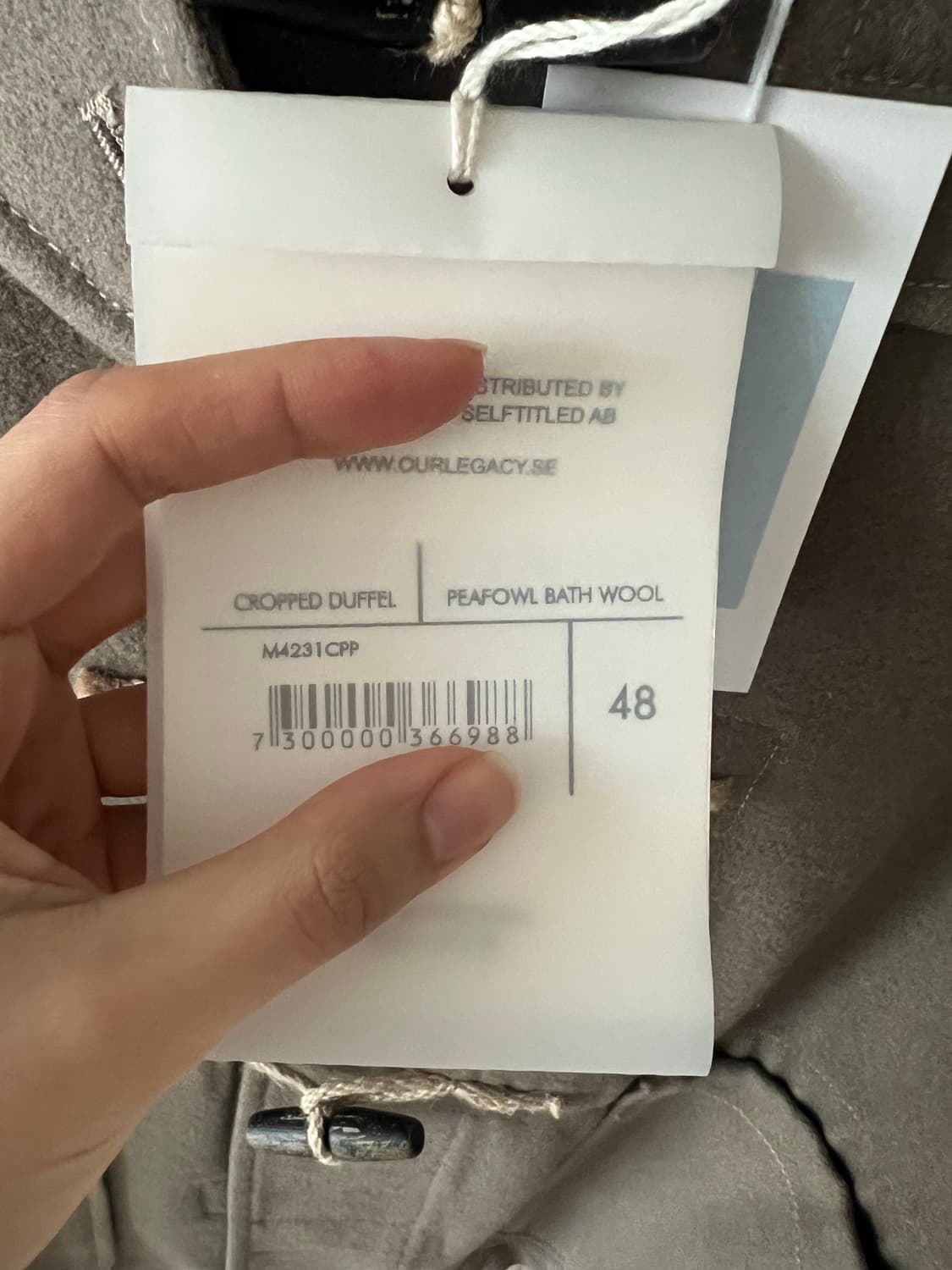 톰그레이하운드 아워레가시 코트 새상품 상품이미지4