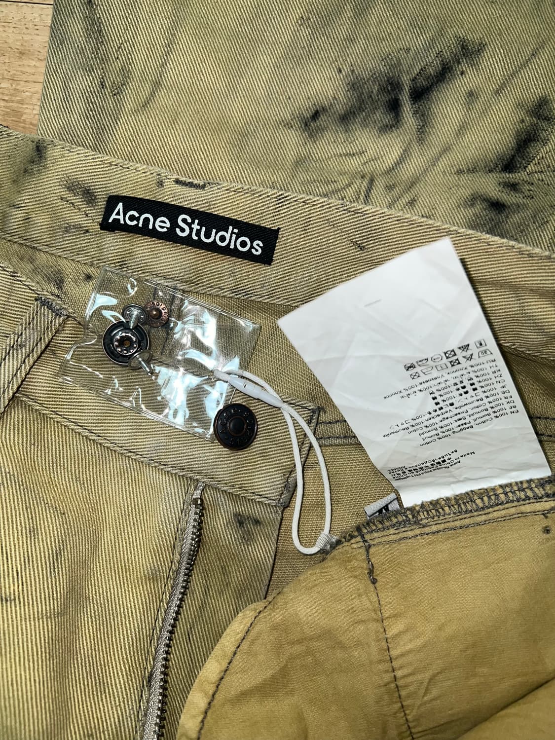 Acne Studios Yellow Denim 상품이미지3