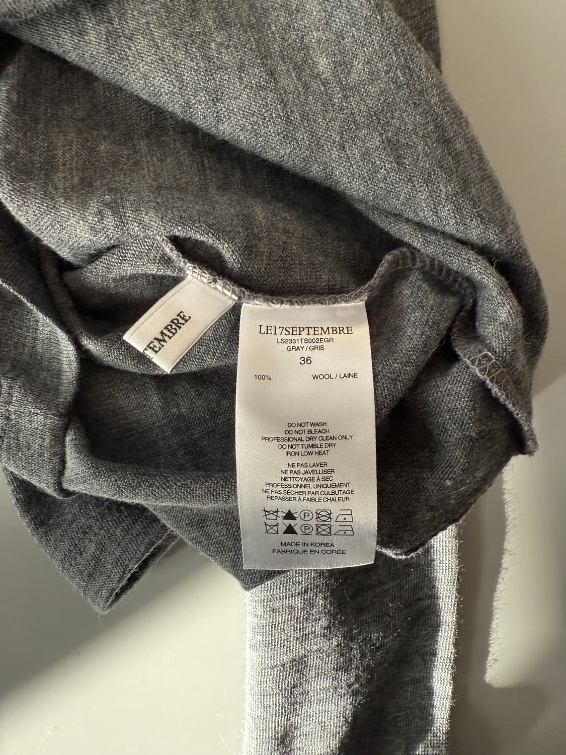 le17september 터틀넥 티셔츠 상품이미지3