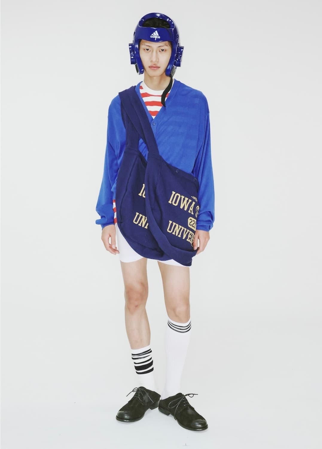 [새상품] YASE 2WAY 스포츠 스웻 숄더백 네이비 상품이미지2