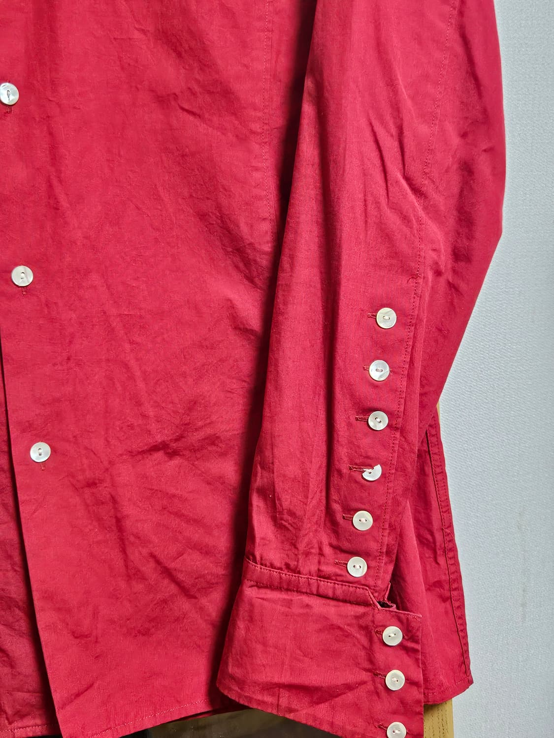 장폴고티에 옴므 셔츠 레드 상품이미지5