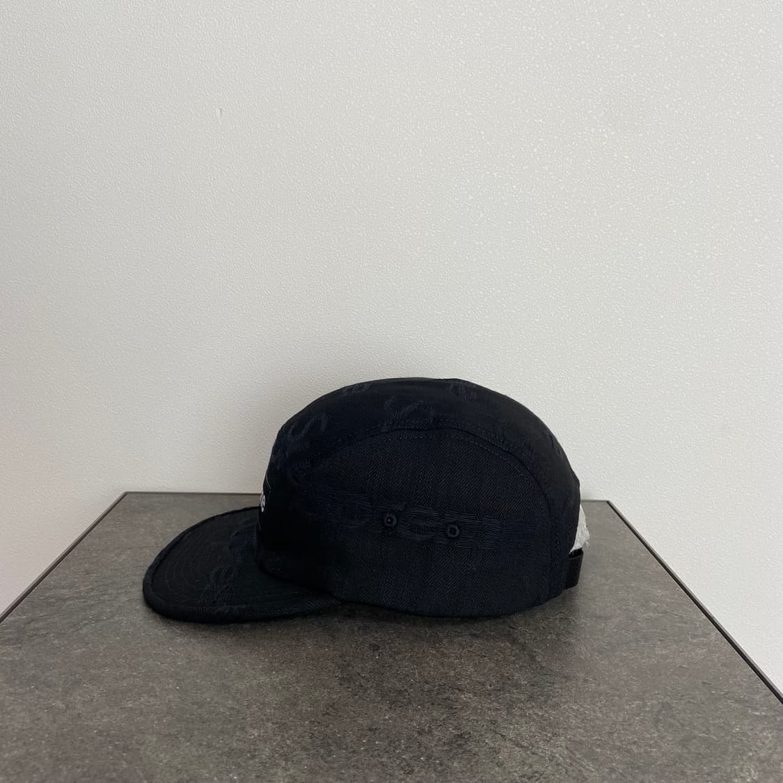 (OS) 슈프림 박스로고 캠프캡 모자 자카드 블랙 상품이미지2