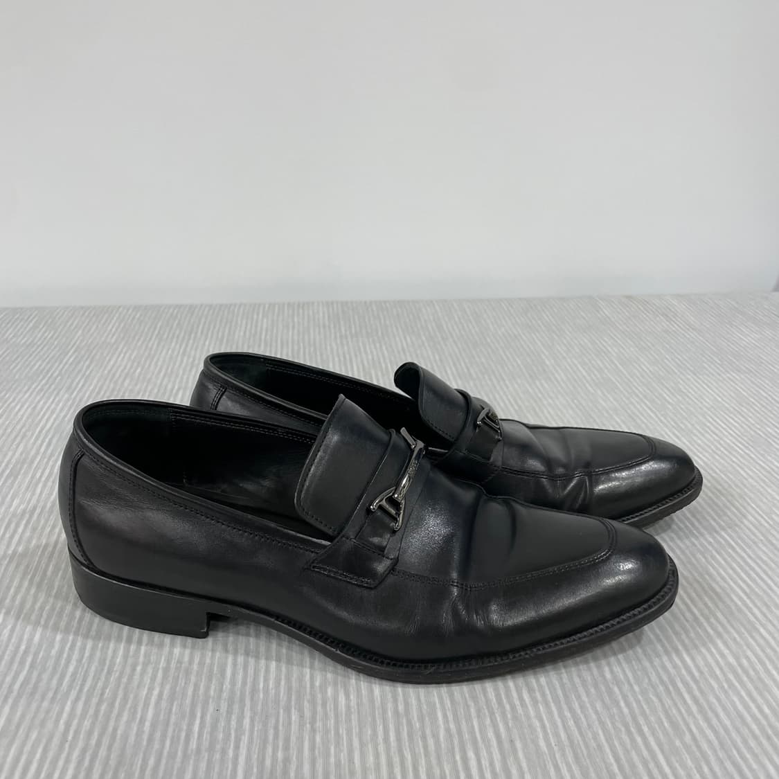 491) HugoBoss 휴고 보스 레더 홀스빗 로퍼 US10 상품이미지1