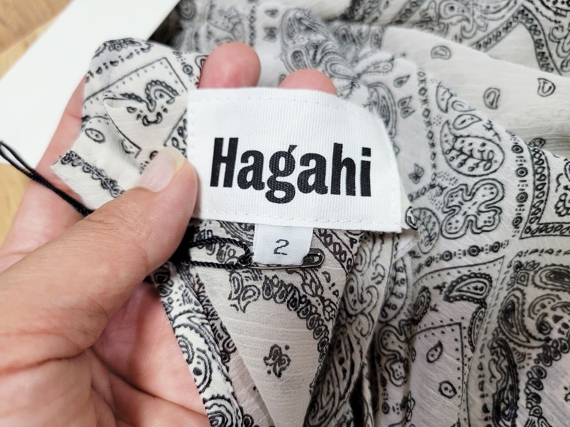 하가히(Hagahi) 트위스트 시스루 미디원피스 55 새상품 상품이미지9