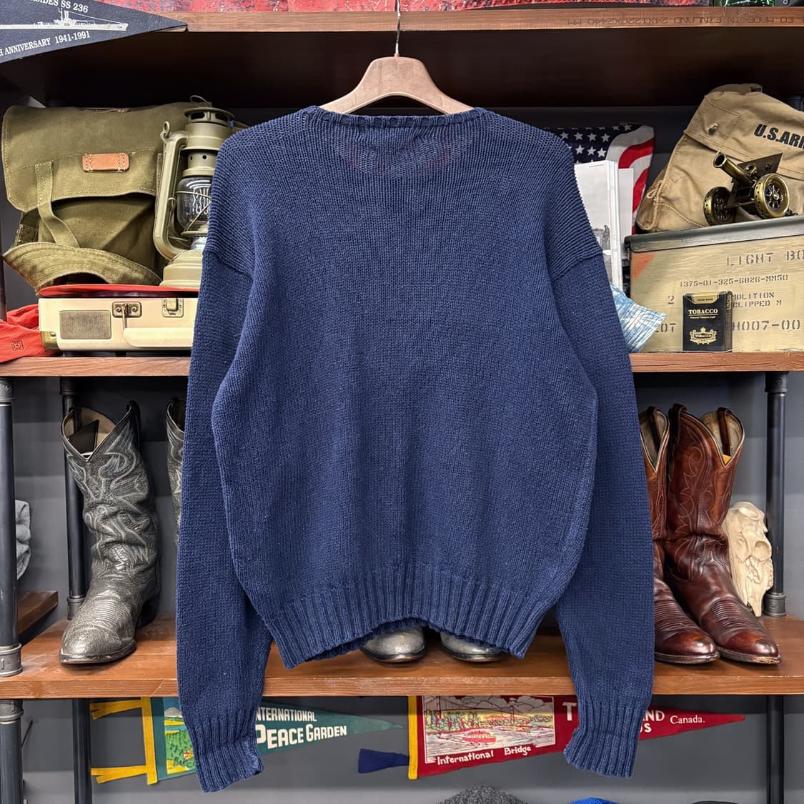 90s 폴로랄프로렌 빅핏 폴로스포츠 코튼 스웨터 N180 상품이미지2