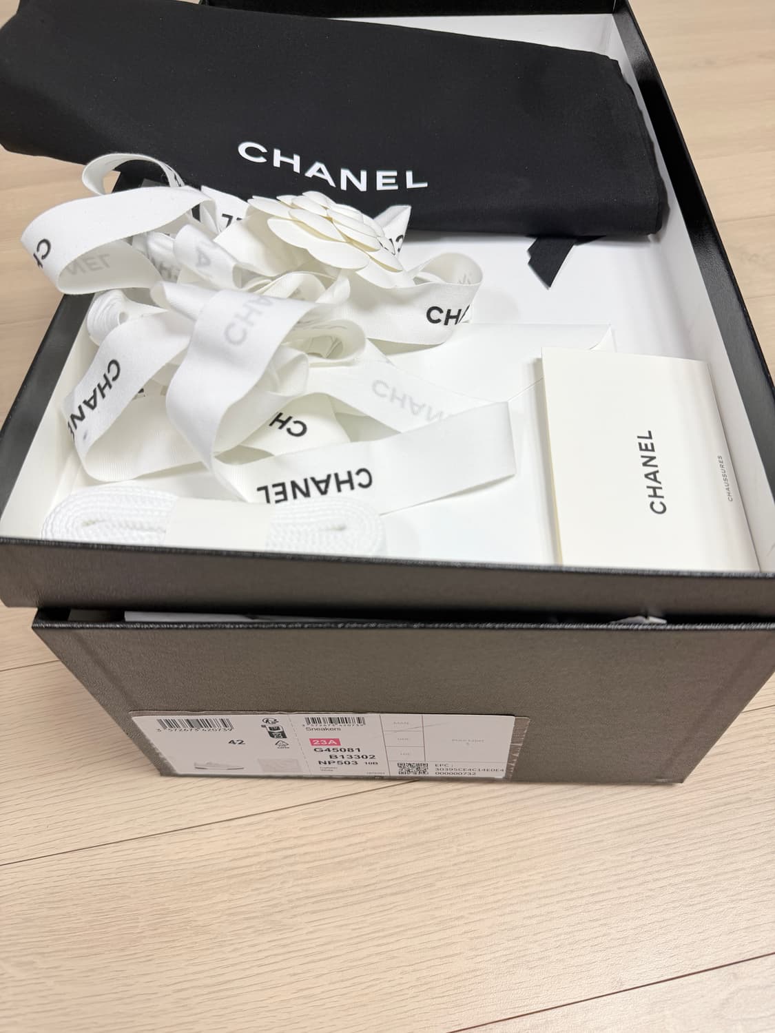 샤넬 g45081 샤넬포스 화이트 42사이즈(270) 상품이미지6