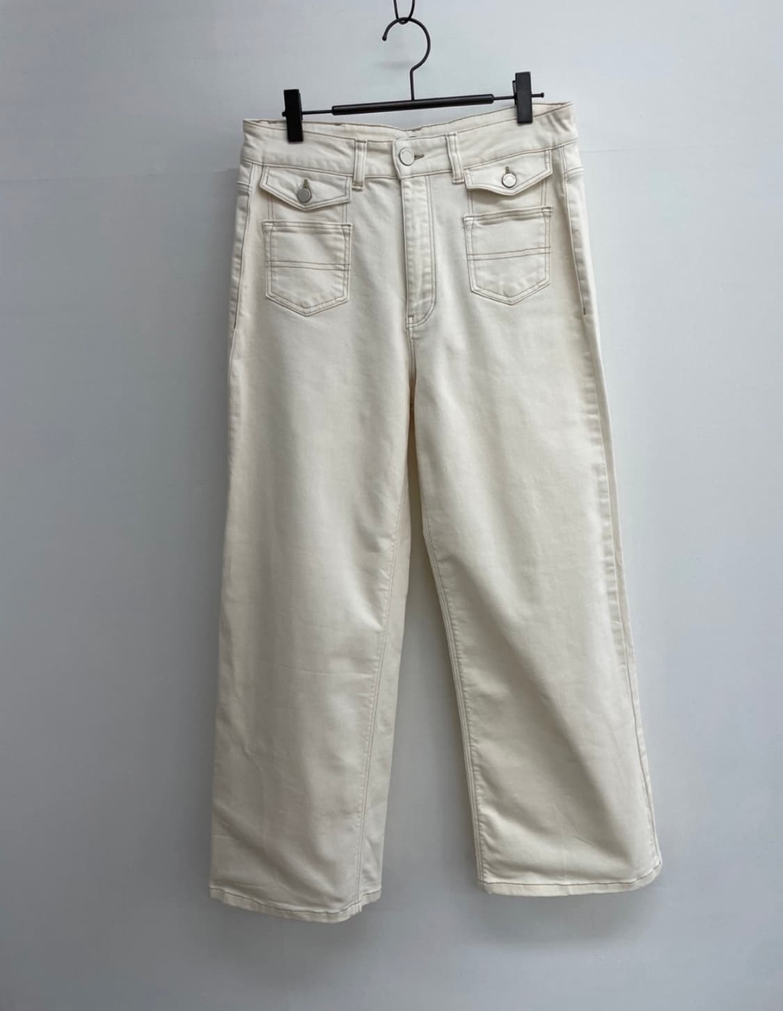 마시모두띠 프리미엄 데님 와이드 팬츠27사이즈  상품이미지3