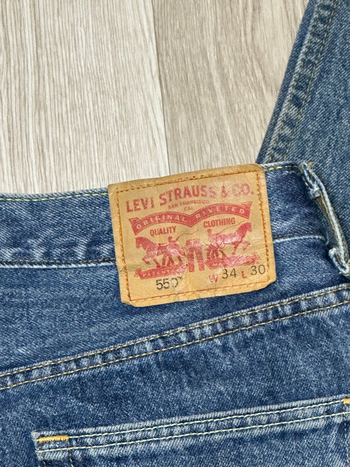 리바이스 550 복각 주문제작 팬츠 34/30 상품이미지2