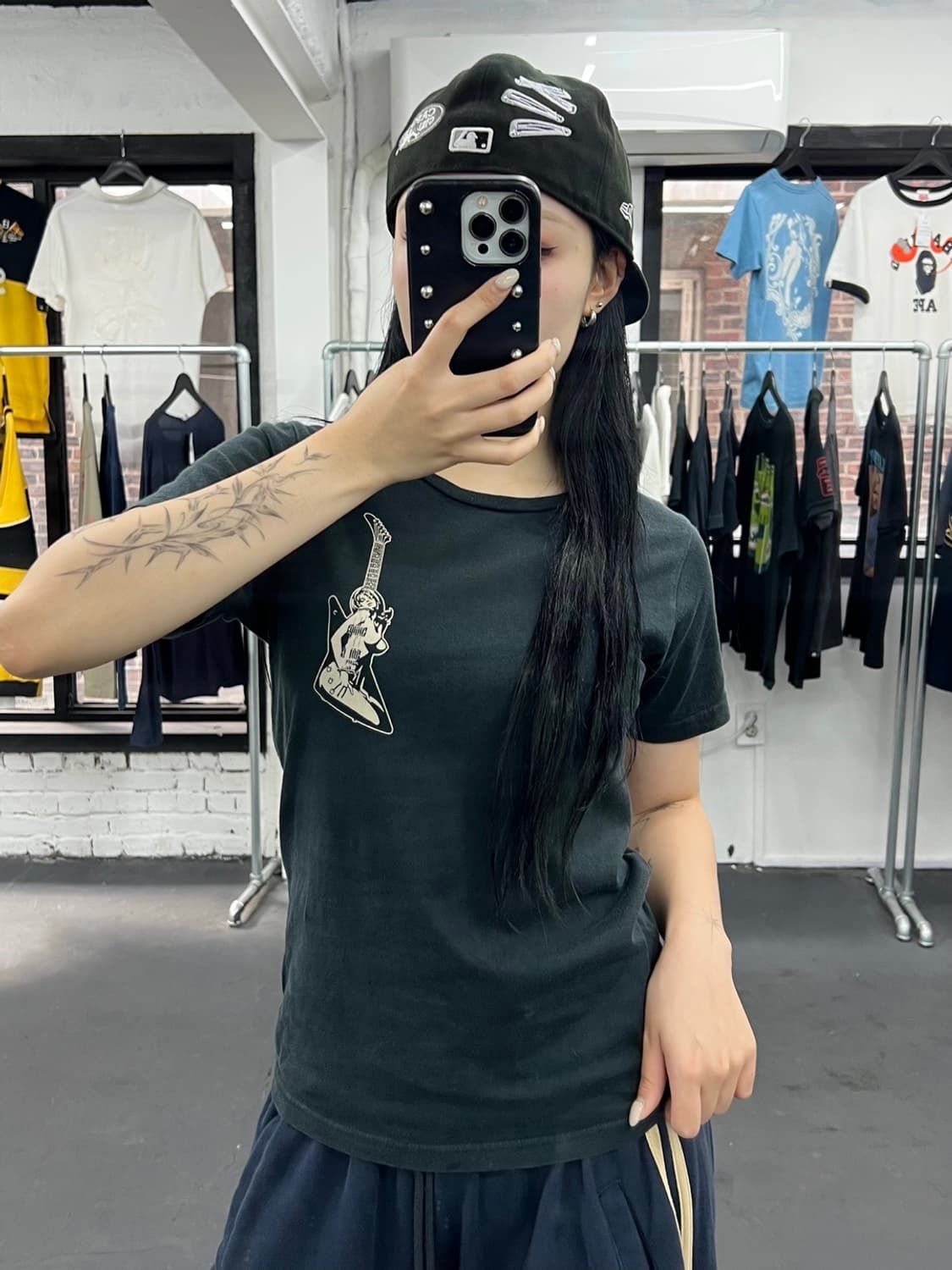 히스테릭 글래머 기타걸 티셔츠 상품이미지4