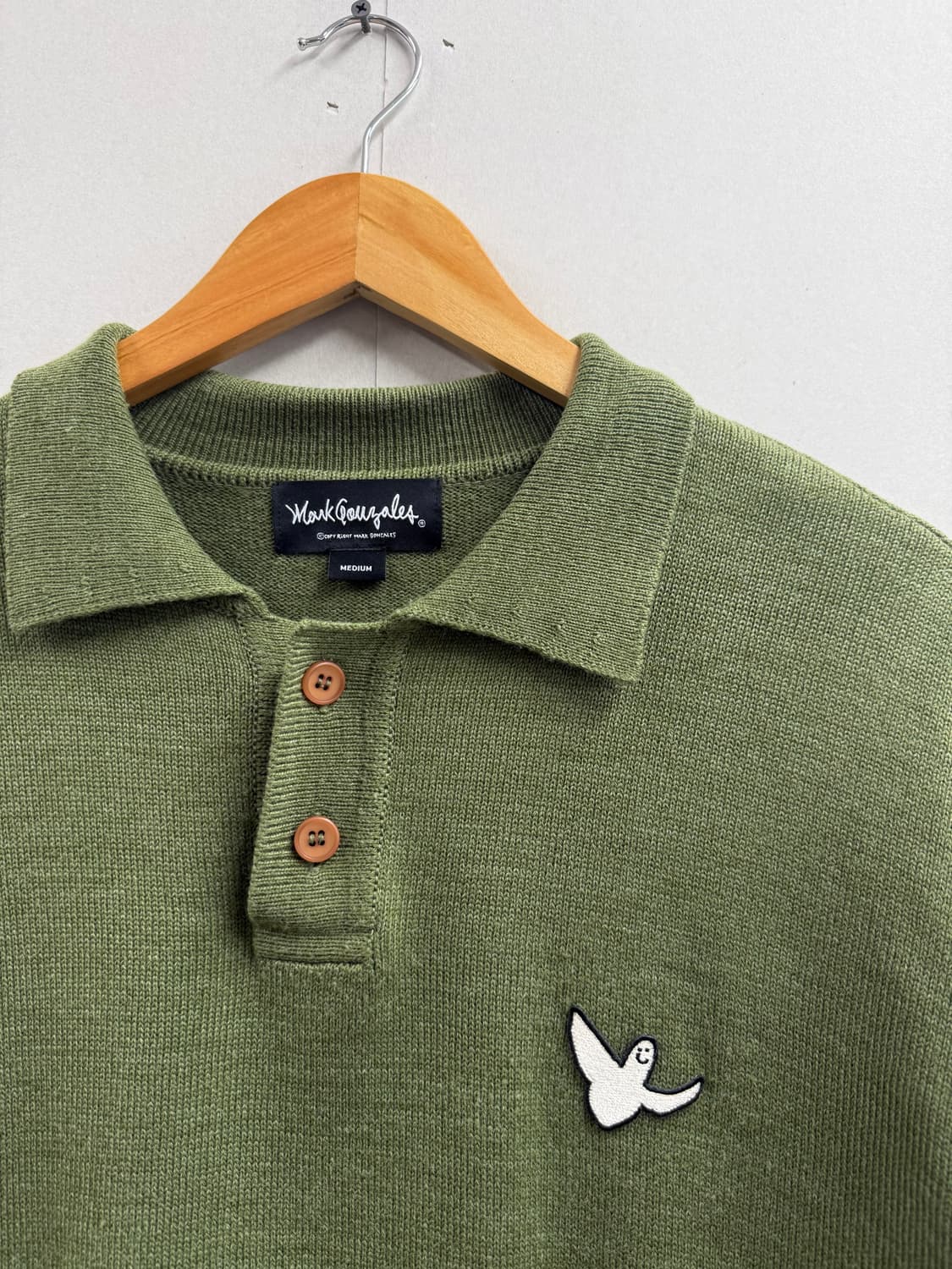 남성 M~L / 와릿이즌 마크곤잘레스 니트 카라 반팔  상품이미지3