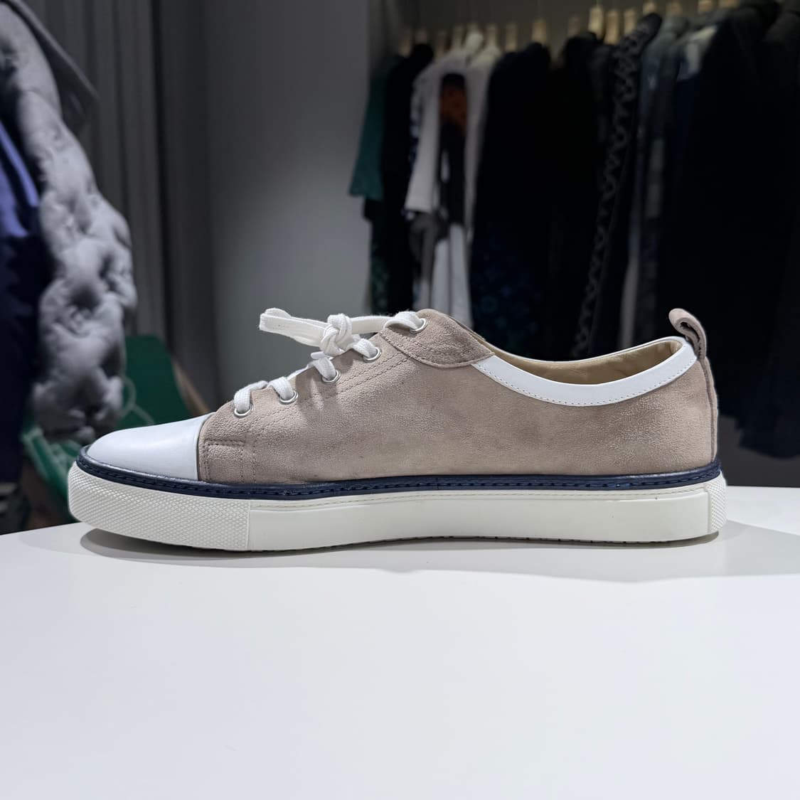 (A/42.5) / 에르메스 스웨이드 스니커즈 브라운 상품이미지6