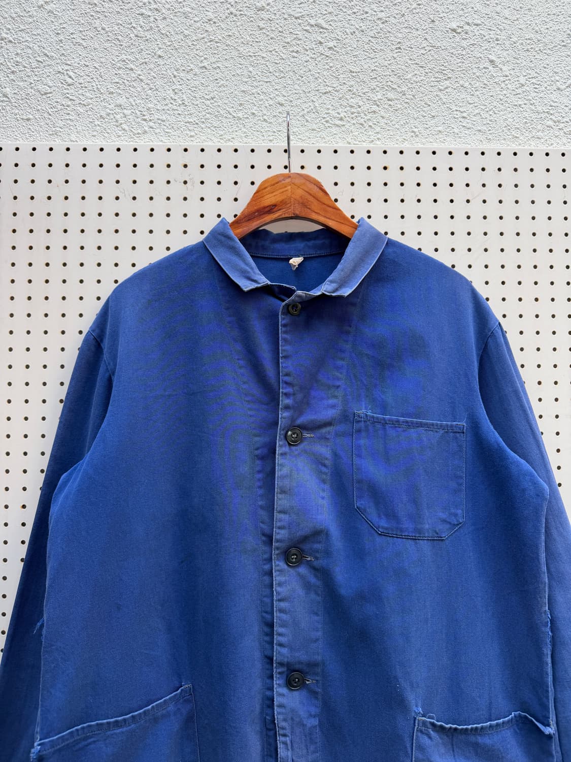 OLD VINTAGE WASHED BLUE FRENCH 프렌치워크자켓 상품이미지5