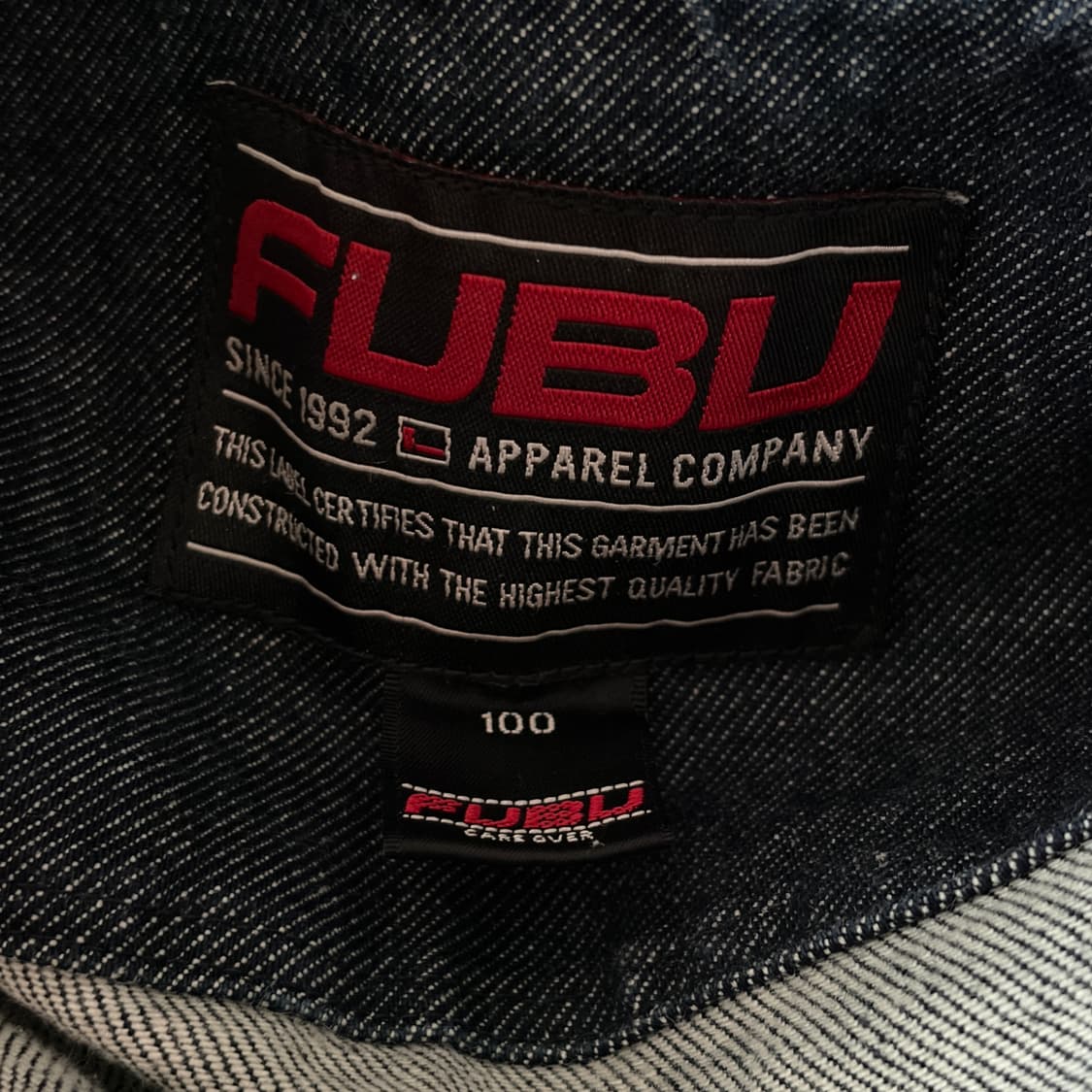 [FUBU] 후부 데님 야구점퍼 블루 빈티지 자켓 스타디움 상품이미지4