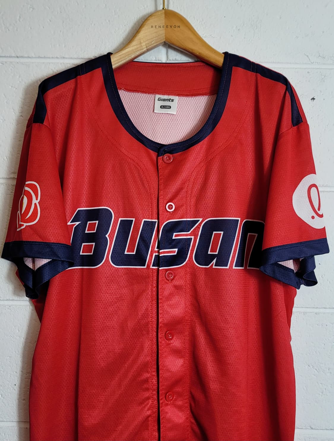 [105.XL] 롯데자이언츠 부산 동백유니폼(응원용의류) 판매 상품이미지3