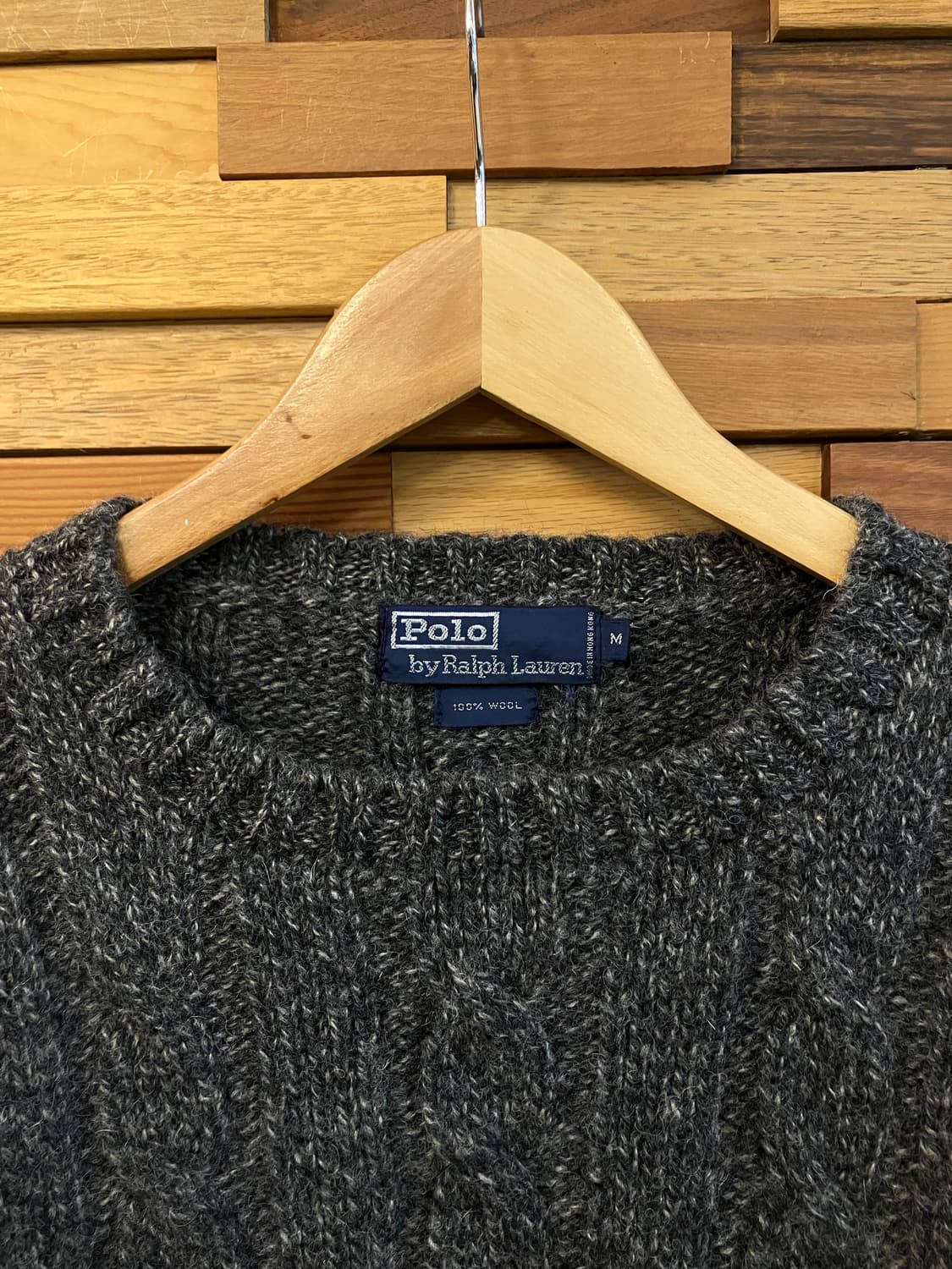 Polo Ralph lauren 랄프로렌 - 90s 케이블 헤비울 스웨터 상품이미지3