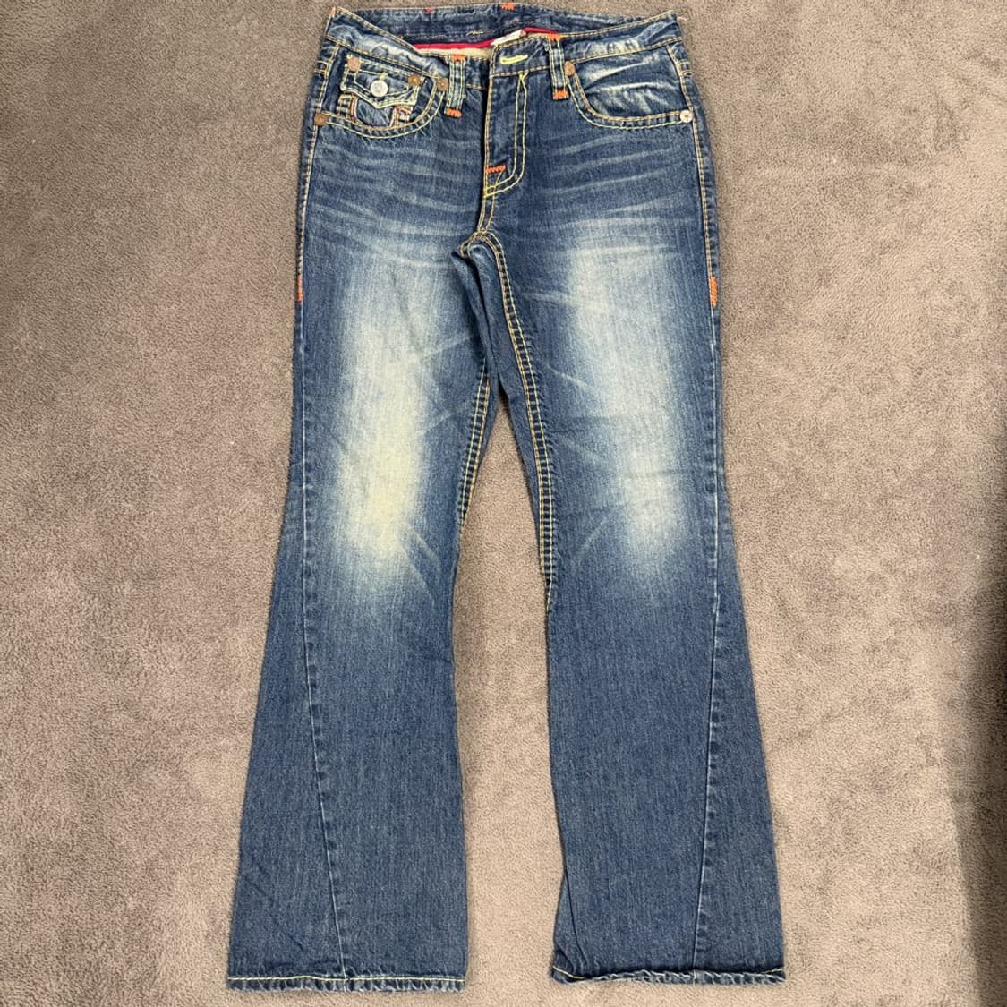 [정품/34] 트루릴리전 조이슈퍼티 부츠컷 데님팬츠 상품이미지1