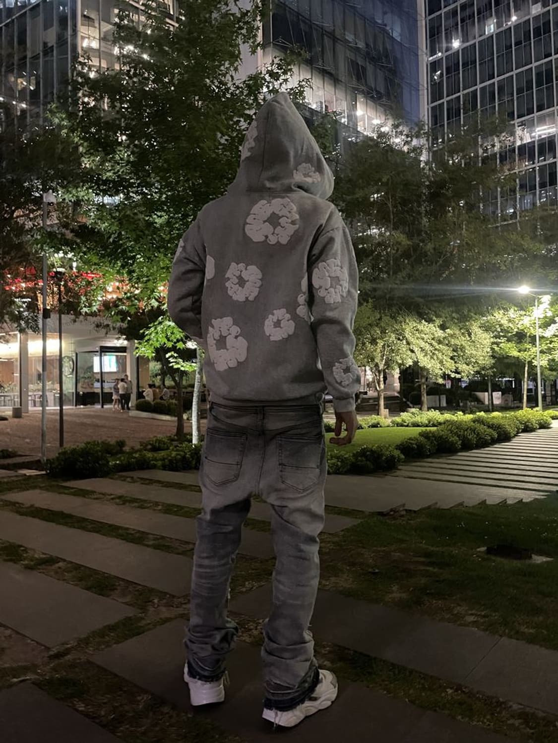 L) 데님티어스 더 코튼 리쓰 후드 스웨트셔츠 그레이 상품이미지7