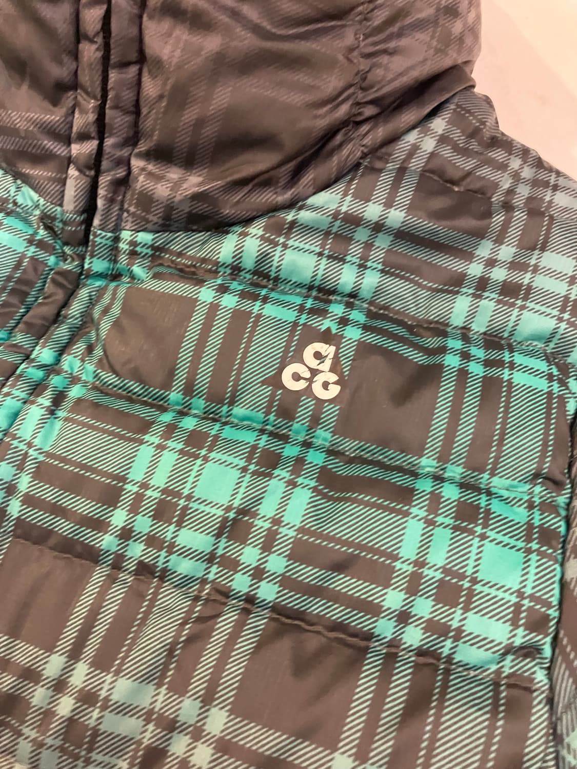 00s 나이키 ACG 타탄체크 800필 다운패딩 상품이미지2