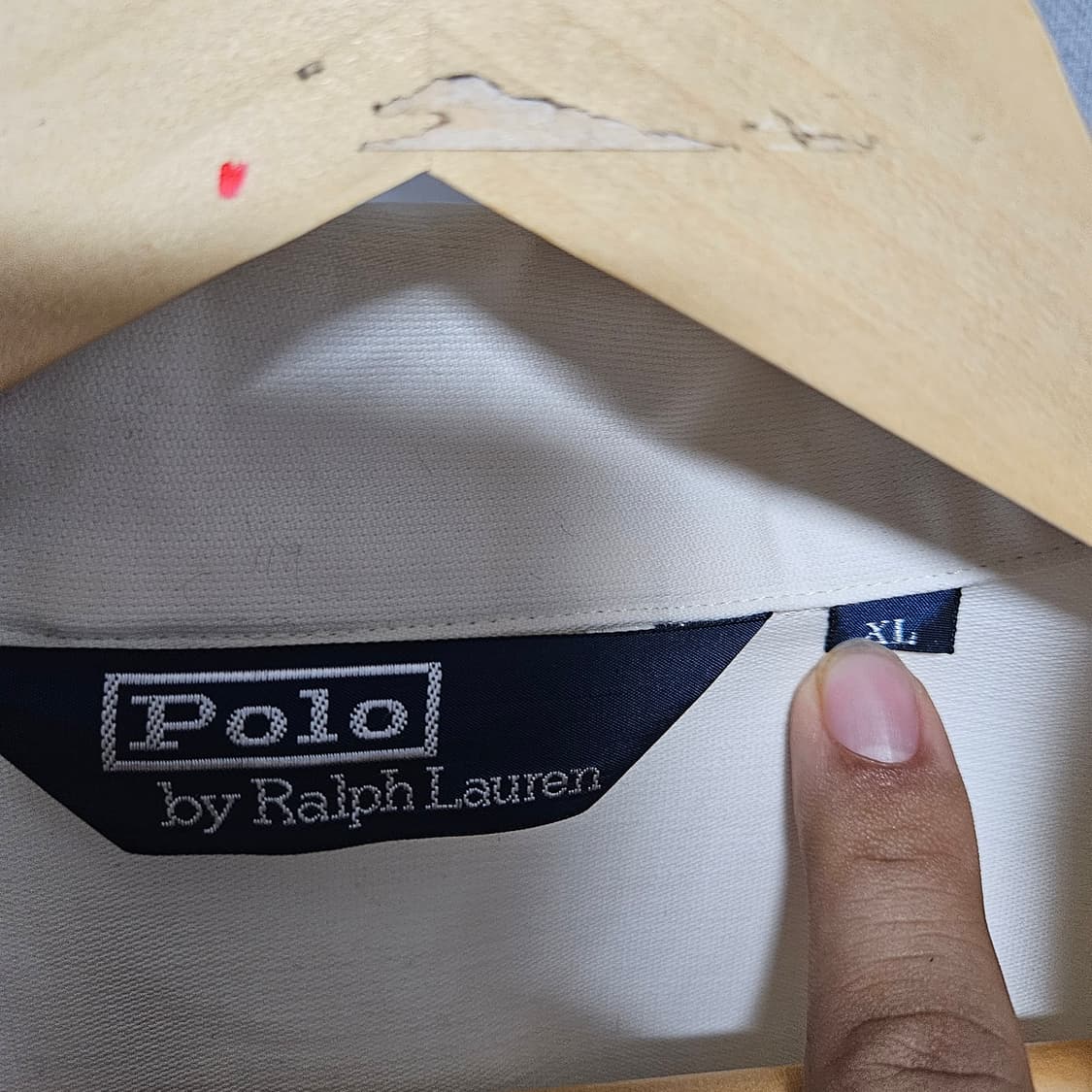 폴로 화이트 코튼 트러커 상품이미지2