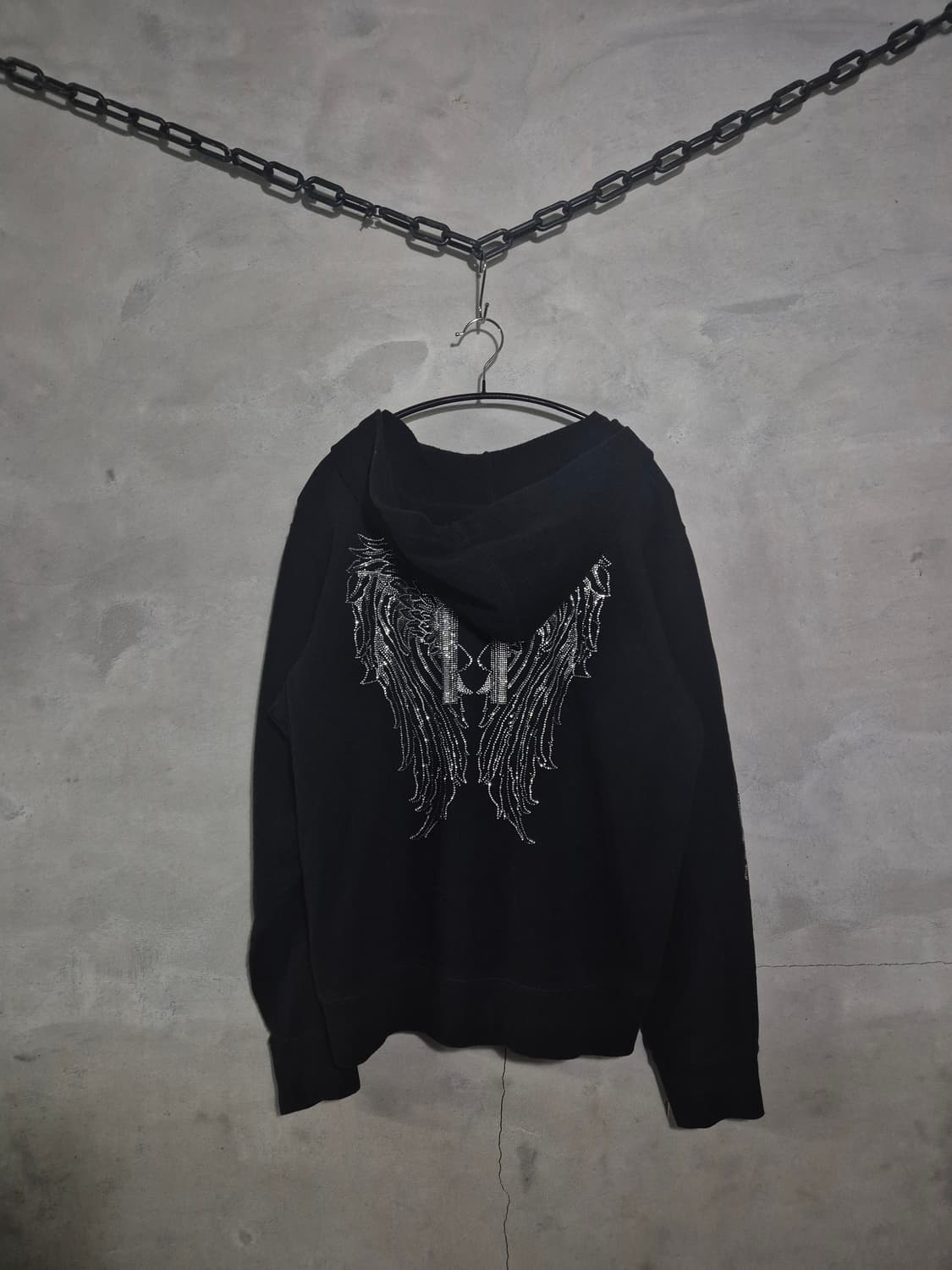 ENZA Y2K 스타일 비즈 후드집업 XL사이즈 상품이미지4